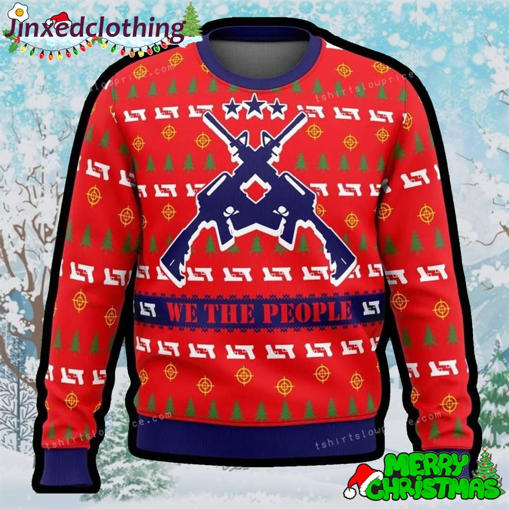 We The People 2nd Amendment Ugly Sweater For Woman 